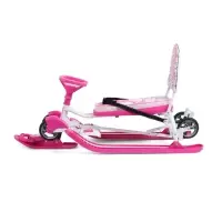 Снегокат «Котики», с родительской ручкой, со спинкой, розовый, ТС6-СЛ/К Snow Cat Снегокат «Котики», с родительской ручкой, со спинкой, розовый, ТС6-СЛ/К Snow Cat