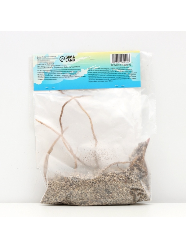 Хоста Marmalade on Toast, корневище в пакете с торфогрунтом, р-р I, размер M,1 шт.