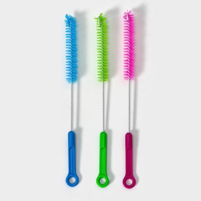 Ёршик для посуды Доляна, 2×34 см, цвет МИКС Ёршик для посуды Доляна, 2×34 см, цвет МИКС