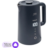 Чайник электрический Timberk T-EK21S104WF, 2200Вт, 1.7л, Wi-Fi, черный