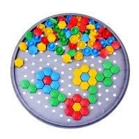 Мозаика Десятое Королевство, шестигранная, 120 элементов (круглая пласт.коробка)