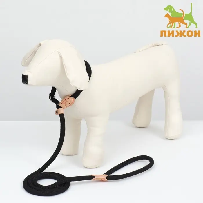 Ринговка для собак, 150&times;1 см, чёрная