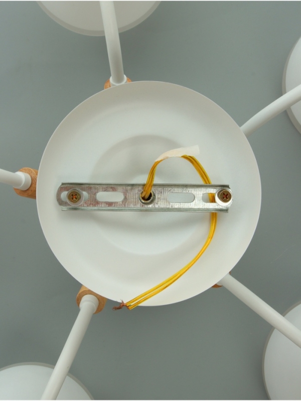 Люстра Люстра "Нельсен" 5хЕ27 40Вт белый 57х57х25 см