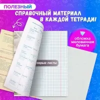 Набор предметных тетрадей 48 листов, Calligrata &laquo;Чёрное-белое&raquo;, 10 предметов, серые листы