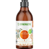 Гель для душа SYNERGETIC карамельное яблоко и ваниль натуральный 380мл