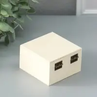 Шкатулка для росписи дерево &laquo;Квадрат&raquo;, 8&times;8&times;5 см, МИКС