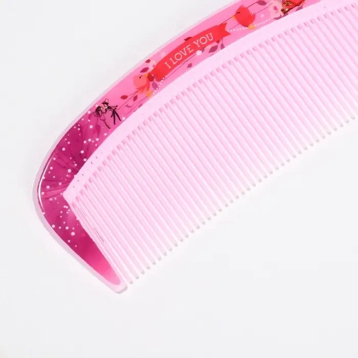 Расчёска «Красотки», 21×4 (±1) см, рисунок МИКС