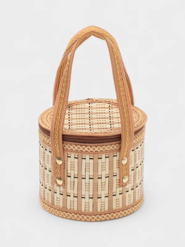 Корзина для хранения Доляна Nature, 14&times;14&times;13, бамбук