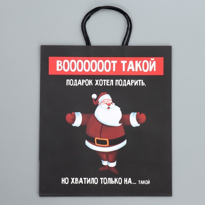 Пакет подарочный новогодний крафтовый «Тебе», 28 х 32 х 15 см Пакет подарочный новогодний крафтовый «Тебе», 28 х 32 х 15 см