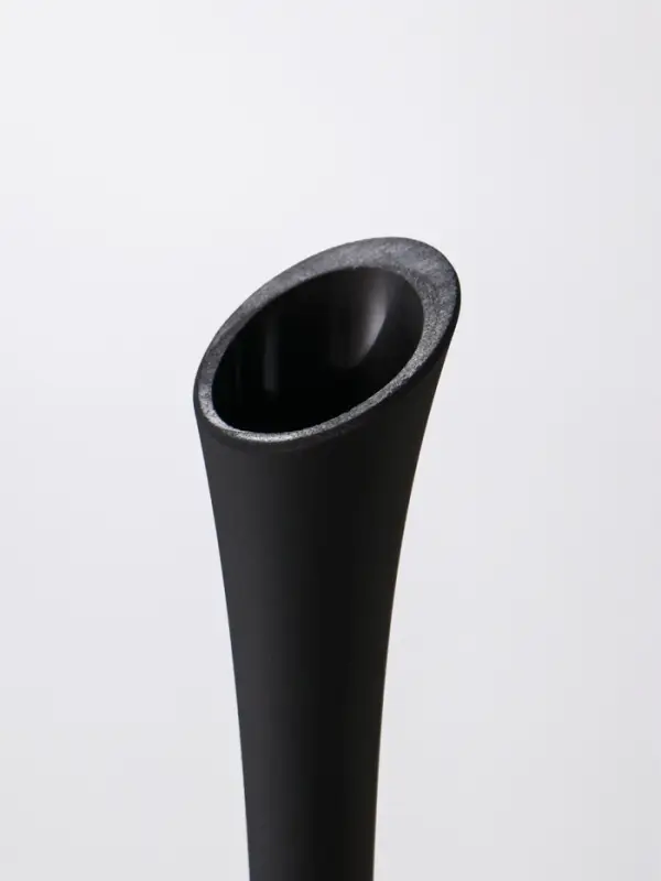 Ваза «Пять вечеров», фристайл, d=3.5 см, 40×9.5 см, стекло, чёрная матовая Ваза «Пять вечеров», фристайл, d=3.5 см, 40×9.5 см, стекло, чёрная матовая