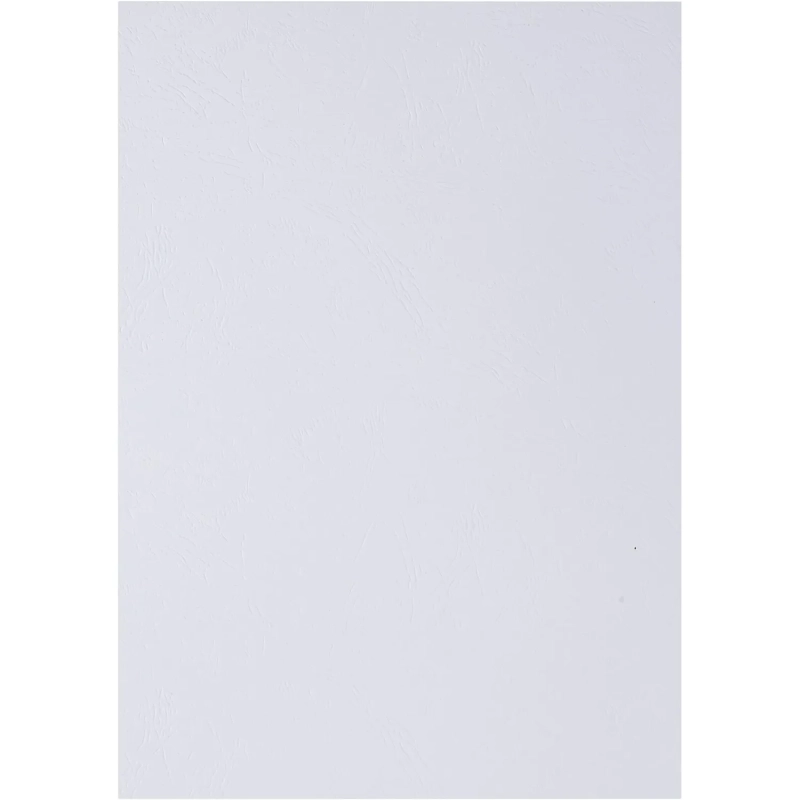 Обложки для переплета картонные  бел.кожаА4,230г/м2,100шт/уп