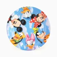 Тарелка одноразовая бумажная 18 см, набор 10 шт., Друзья Тарелка одноразовая бумажная 18 см, набор 10 шт., Друзья