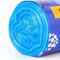 Мешки для мусора в рулоне 60 л, голубые, ПНД, толщина 8 мкм, 30 шт.