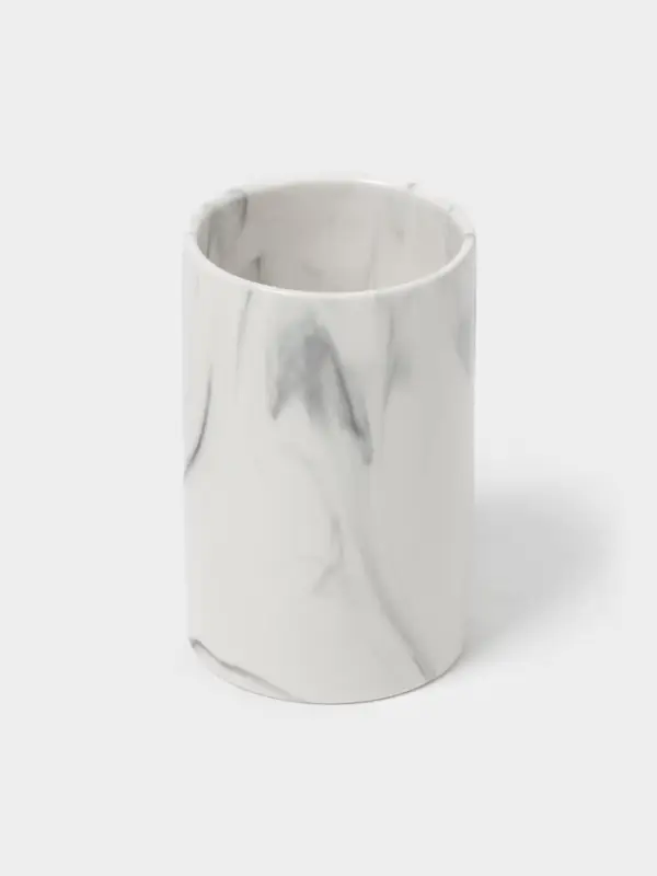 Набор аксессуаров для ванной комнаты &laquo;Сила&raquo;, 3 предмета, мыльница, дозатор для мыла 350 мл, стакан, серый