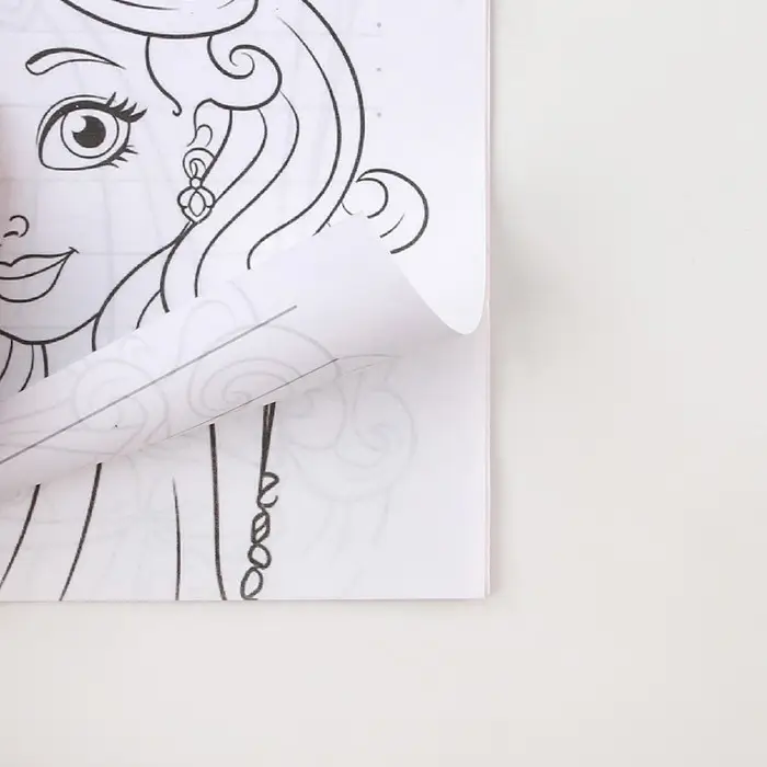 Блокнот раскраска А5, 8 страниц &laquo;Принцесса&raquo;