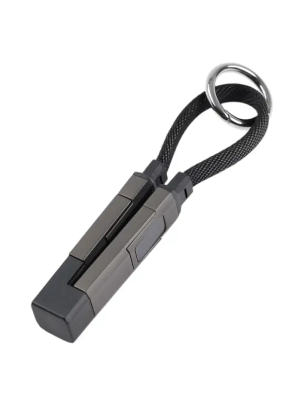 Кабель Type-C - USB, Type-C, 3 А, 10 см, чёрный
