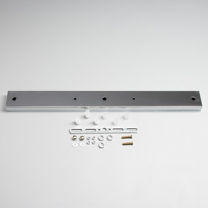 Основание для светильника "Линейный-3" хром 50х5х2см