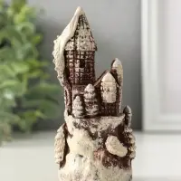 Фигурка гипс &laquo;Замок&raquo;, 12&times;6 см, коричневая