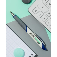 Ручка гелевая автомат. Attache Selection антибактер 0,7мм,синий,манж