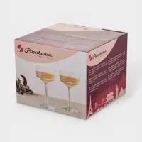 Набор фужеров для шампанского Paşabah&ccedil;e Elysia, 260 мл, 4 шт., стекло, прозрачный