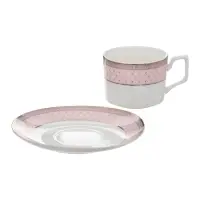 Чайный сервиз WY Paradaise, 12 предметов, кружка 250 мл 6 шт., блюдце d=15.5 см 6 шт., фарфор