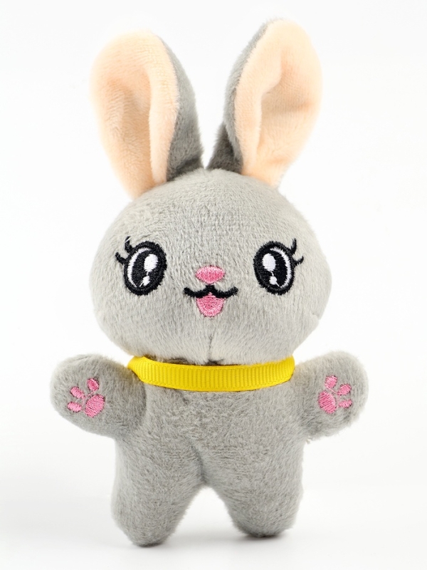 Мягкая игрушка   Мягкая игрушка  "Заяц", цвет серый, 10х7х5 см