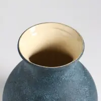 Ваза настольная керамика "Клето" 20х15 см, синий