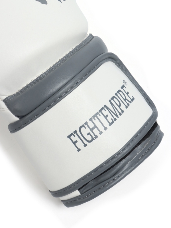 Боксерские перчатки FIGHT EMPIRE, PRIDE, белые, размер 12 oz