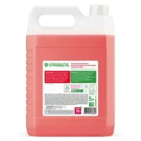 Средство для мытья посуды Synergetic, антибактериальный гель, биоразлагаемый, арбуз, 5 л