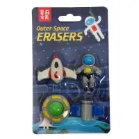 Набор ластиков фигурных 4 штуки &laquo;Космос&raquo;, МИКС