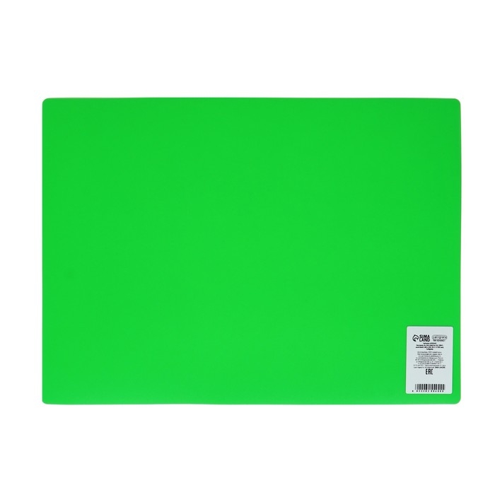 Накладка на стол пластиковая А3, 460 х 330 мм, 500 мкм, прозрачная, цвет салатовый (подходит для ОФИСА)