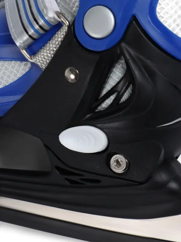 Коньки детские раздвижные BlackAqua, р. 30-33, для фитнеса, синие Коньки детские раздвижные BlackAqua, р. 30-33, для фитнеса, синие