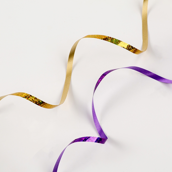 Набор декоративных лент с блёстками, длина 10 м, цвет МИКС, набор 6 шт. Набор декоративных лент с блёстками, длина 10 м, цвет МИКС, набор 6 шт.