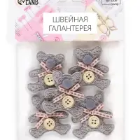 Аппликация «Мишка», 5×4.5 см