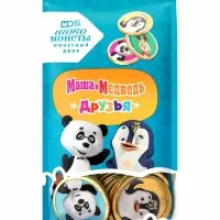 Шоколадные монеты &laquo;Маша и Медведь&raquo;, 150 г