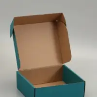 Коробка самосборная, изумрудная, 26 х 24 х 10 см