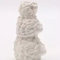 Фигурка декоративная &laquo;Семья&raquo;, неокрашенная, 10&times;6&times;4 см, белая