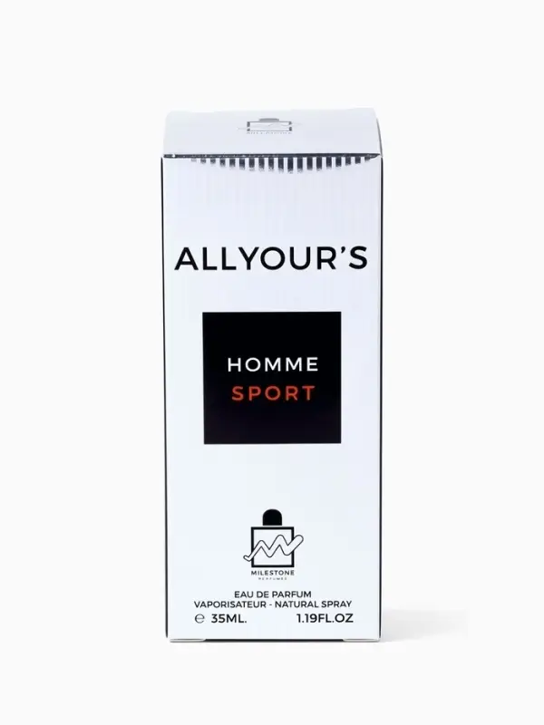 Парфюмерная вода мужская ALL YOUR'S HOMME SPORT, 35 мл (мотив Allure Homme Sport Chanel)
