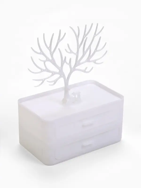 Подставка универсальная «Олень», 2 яруса, квадратная подставка,17×11×24.8 см, белая Подставка универсальная «Олень», 2 яруса, квадратная подставка,17×11×24.8 см, белая