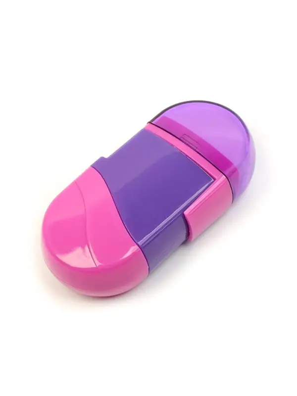 Точилка Calligrata &laquo;Универсальная&raquo;, с контейнером, с ластиком, МИКС