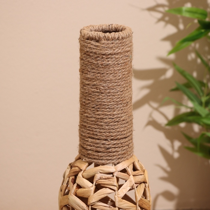 Ваза плетёная, напольная 14х14х60 см Ваза плетёная, напольная 14х14х60 см