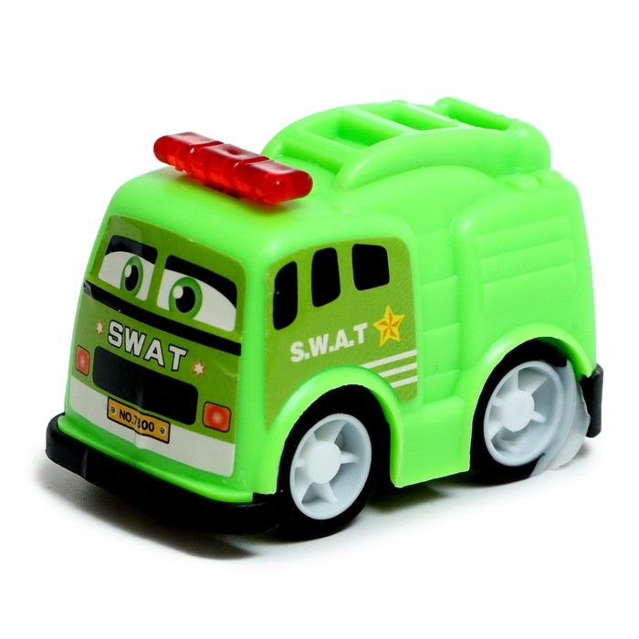 Набор машинок «Городской транспорт», инерция, 10 штук Набор машинок «Городской транспорт», инерция, 10 штук