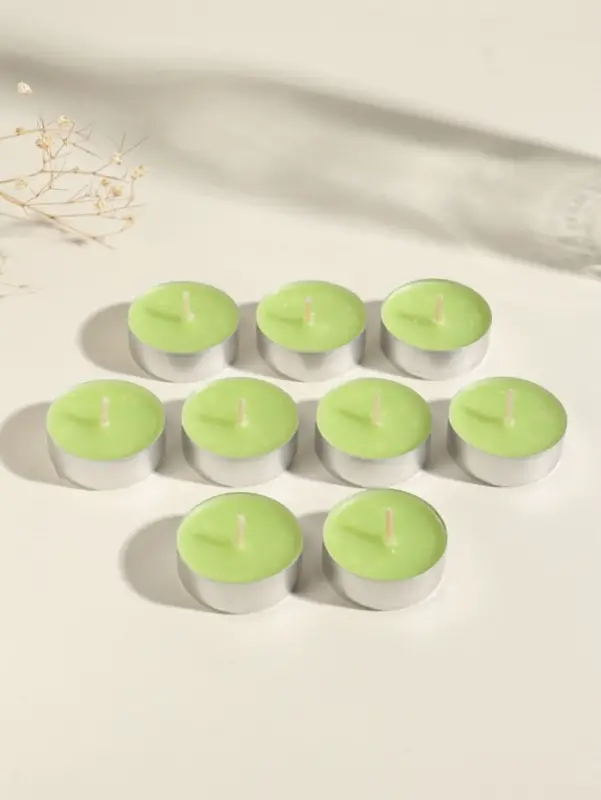 Набор свечей ароматических чайных &laquo;Лайм и мята&raquo;, 9 шт.