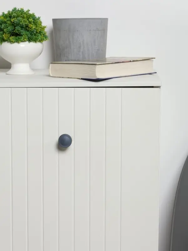 Ручка-кнопка CAPPIO PK324, d=30 мм, цвет графит, 8 шт.