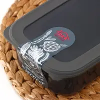 Набор пищевых контейнеров IDEA &laquo;Респект&raquo;, 3 шт.: 400 мл, 700 мл, 1.2 л, прозрачный, крышка серая