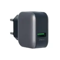 Переходник сетевого зарядного устройства на USB 18W BAS52A черный