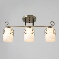 Люстра &laquo;Кипр&raquo; 3&times;40 Вт Е27 латунь/черный 52&times;26&times;26 см