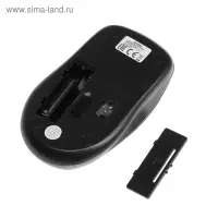 Мышь беспроводная Smartbuy ONE 358AG-K, оптическая, 1200 dpi, USB, от батареек 2xAAA, чёрная