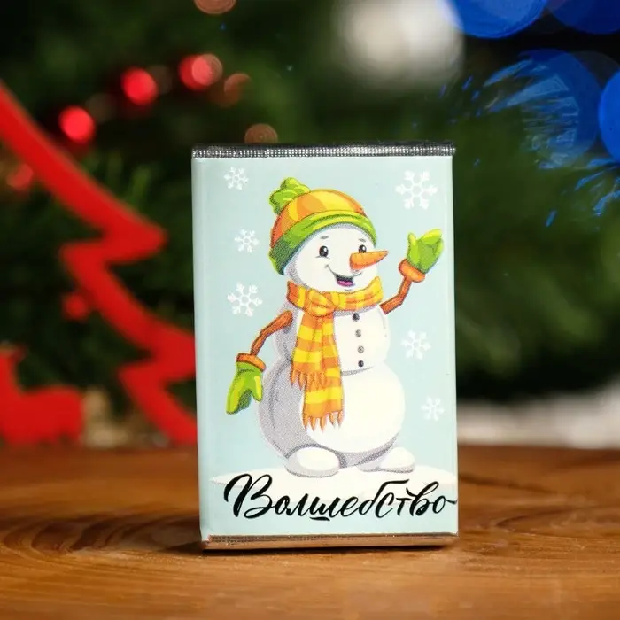 Шоколад молочный Шоколад молочный "Новогодний", 12 г