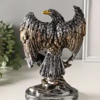 Фигура полистоун &laquo;Орёл на камне расправил крылья&raquo;, 25&times;19 см